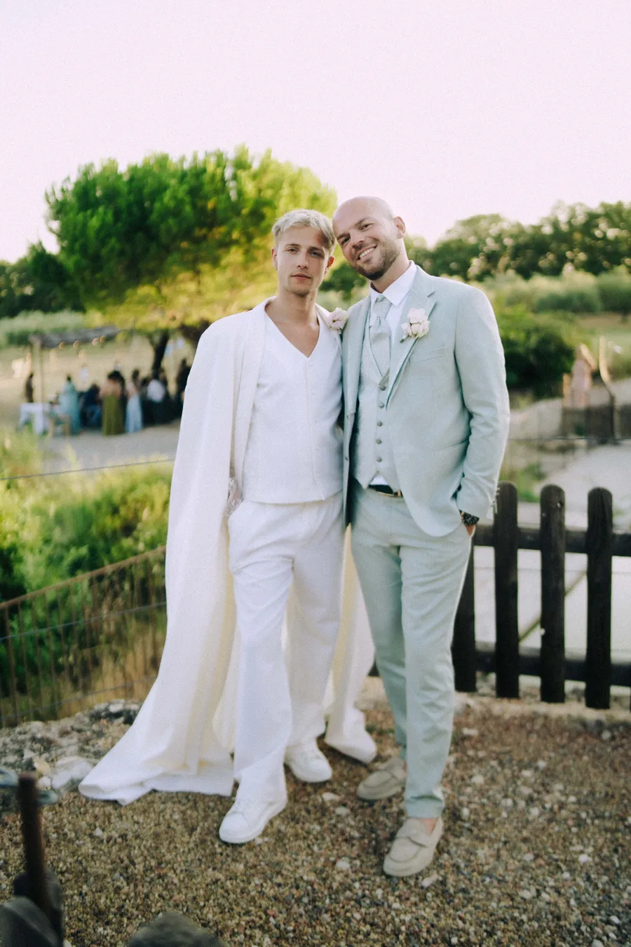Portrait de Nicolas et Lionel au Domaine Amourella à Lambesc